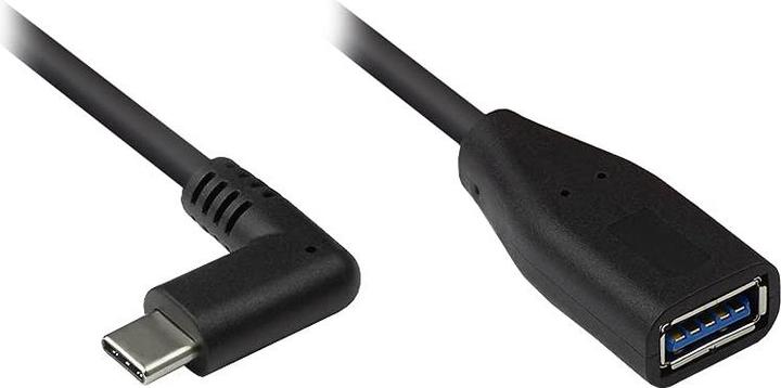 Produktbild Good Connections Alcasa 2811-OTGW. Kabellänge: 0,1 m, Anschluss 1: USB C, Anschluss 2: USB A, USB-Version: USB 3.2... (0.10 m, USB 3.2 Gen 1)