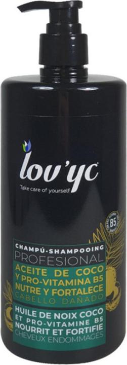Immagine prodotto Lov'yc Shampoo professionale per capelli con olio di cocco per nutrire e riparare i capelli danneggiati (Shampoo liquido)