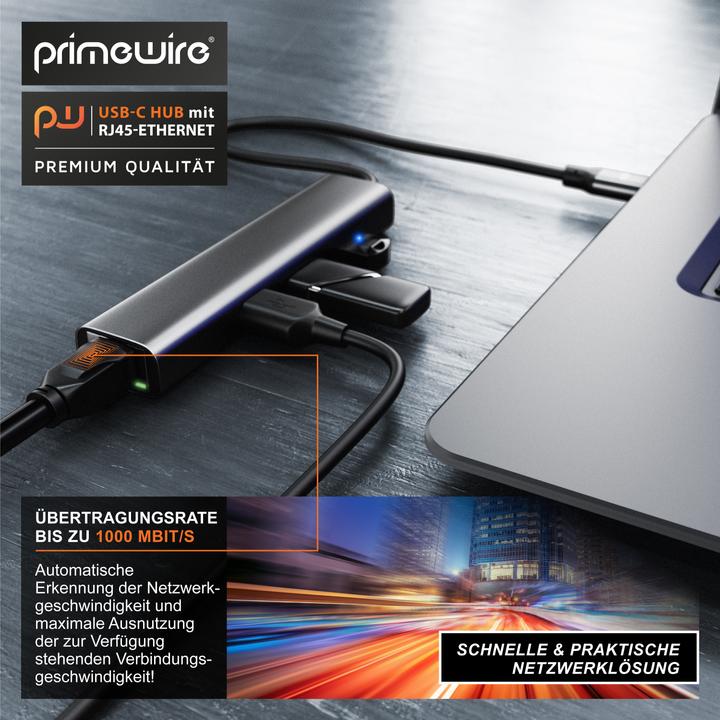 Produktbild Primewire USB-C Hub (USB-C, 4 Ports)