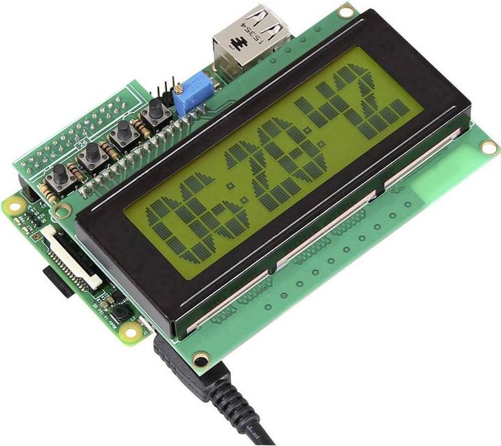 Actual product image Raspberry Pi Pi® Display Module Black RB-LCD20x4 A, B, B+
