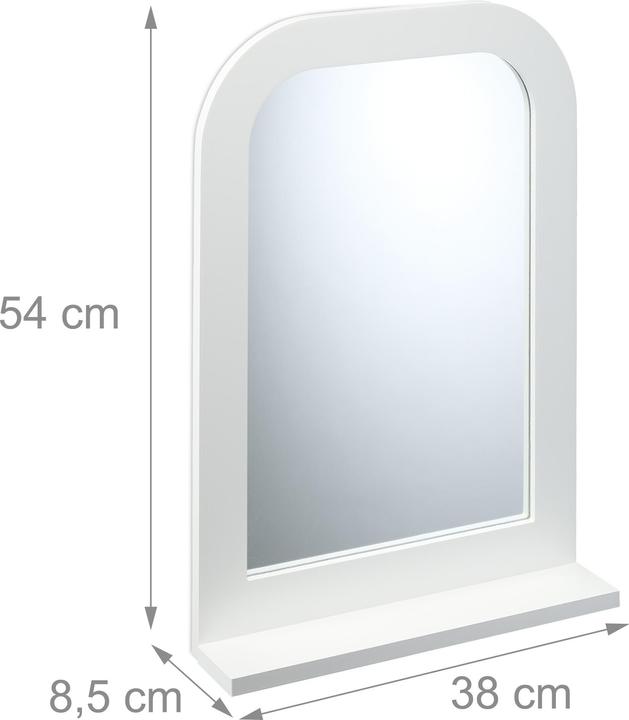 Immagine prodotto Relaxdays Specchio bagno (38 x 54 cm)