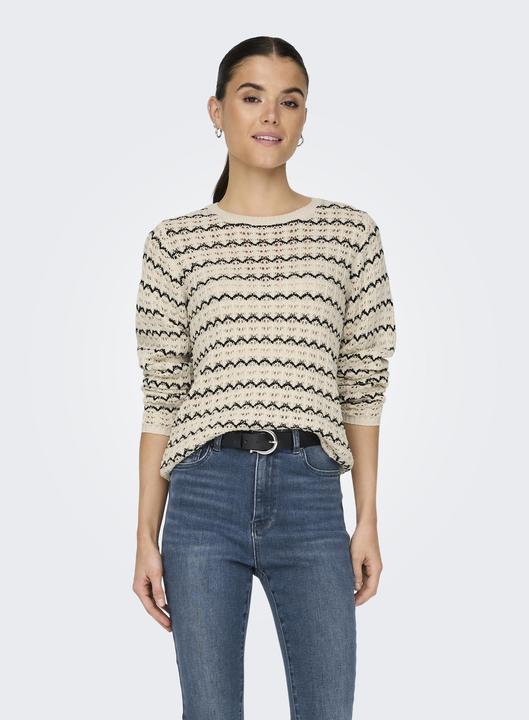 Immagine prodotto Only Maglia pullover con scollo rotondo e vestibilità regolare (L)