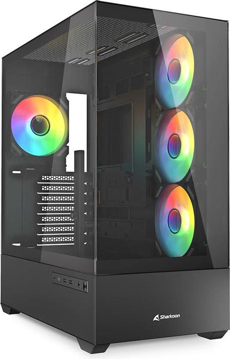 Sharkoon AK6 RGB Black ATX (noir) (ATX, mATX, Mini-ATX)