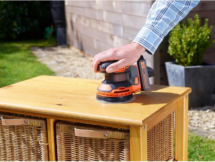 Produktbild Black & Decker Akku Exzenterschleifer BDCROS18 (Exzenterschleifer, 18 W)