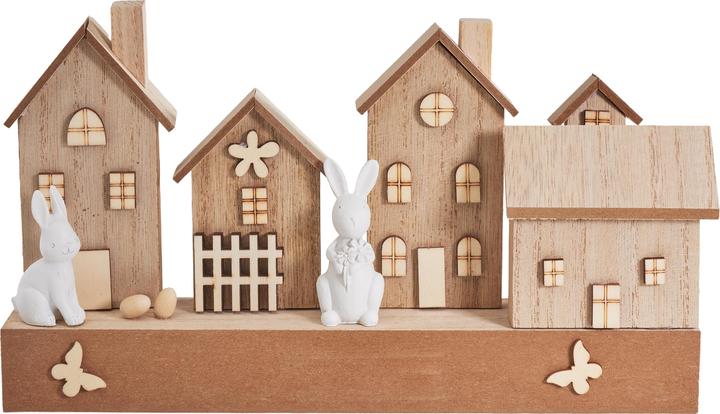 Produktbild VBS Holz-Bausatz "Häuserreihe", 40-tlg
