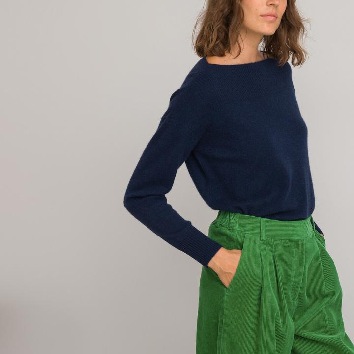 Produktbild La Redoute Collections Pullover mit U-Boot-Ausschnitt (S)