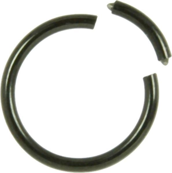 Actual product image Bijouteria 1.2mm Titanium piercing part (PVD coating (black), Titanium)