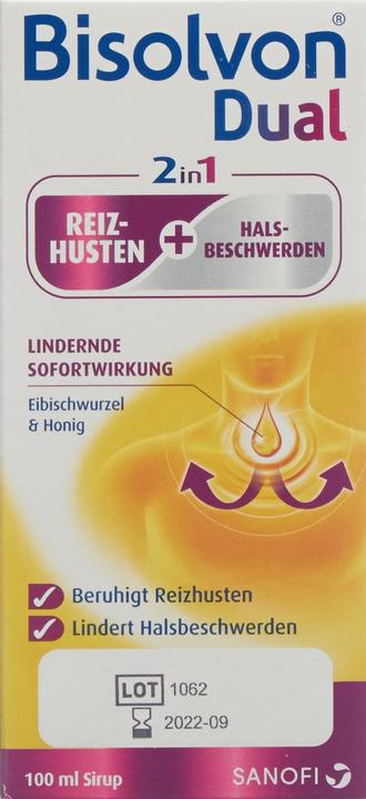 Produktbild Bisolvon DUAL 2 in 1 Hustensirup 100 ml (1 Stück)
