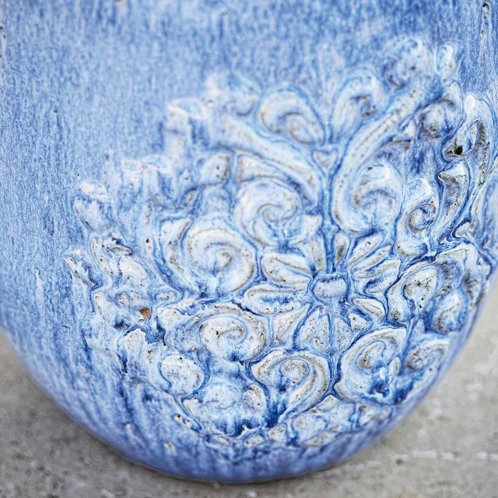 Image du produit Loberon Cache-pot Cordouan bleu (26 cm)