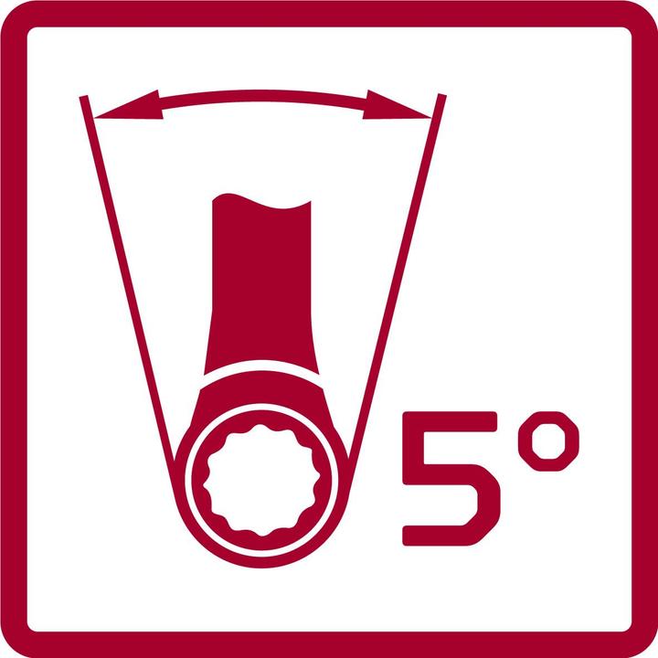 Immagine prodotto Gedore Red rosso R07105005 Set di chiavi combinate a cricchetto SW8-19 mm 5 pezzi (19 mm, 8 mm, 7 mm, 29 mm, 10 mm)