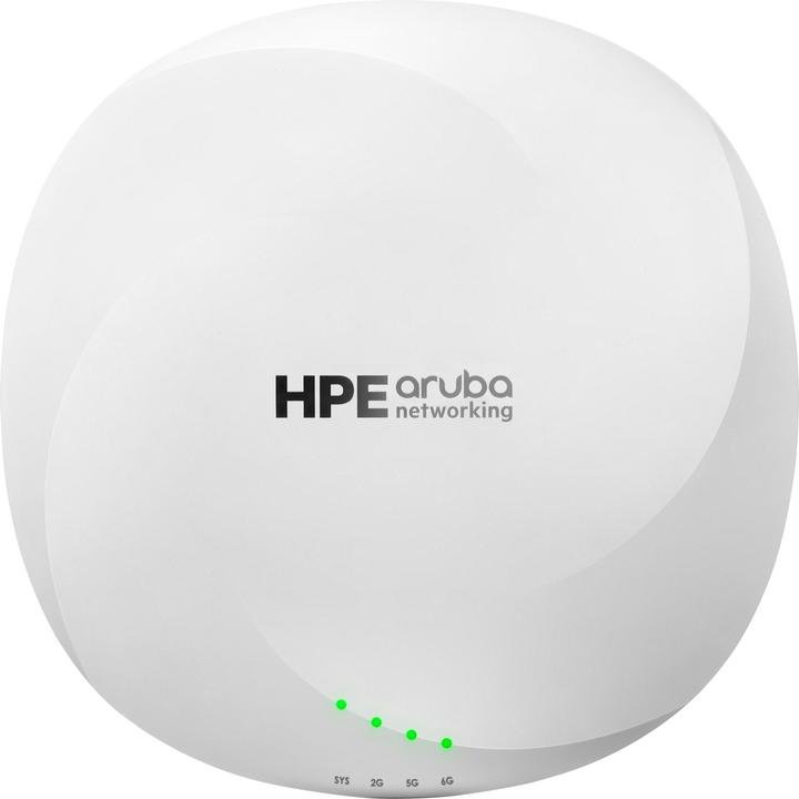 Actual product image HPE E Aruba AP-635 Access Point, RW, Tri Radio Wi-Fi 6E, Internal Antennas (1200 Mbit/s)