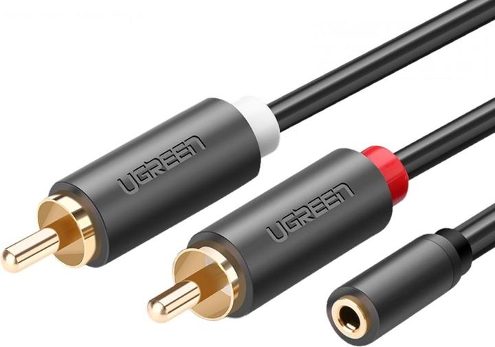 Actual product image Ugreen 3.5mm Buchse – 2x RCA (0.25 m, 3.5mm jack (AUX))
