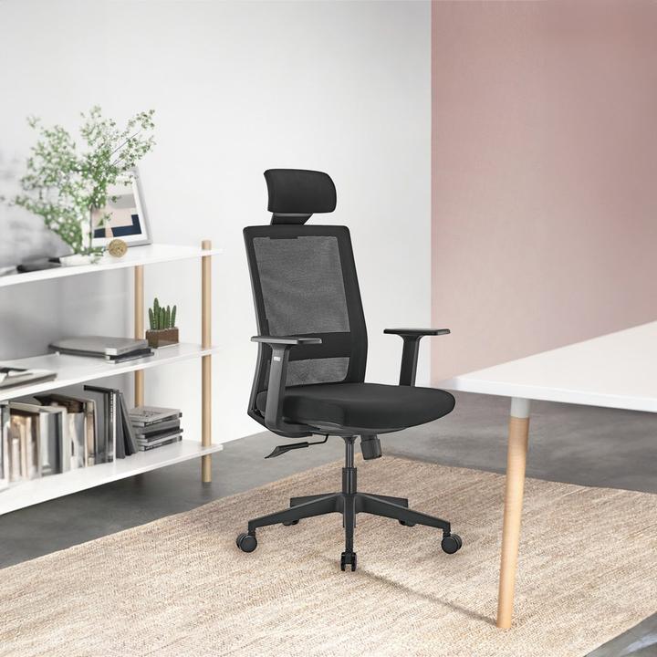 Actual product image Ergo Office Premium ergonomic office chair with high backrest max. 150kg ER-425