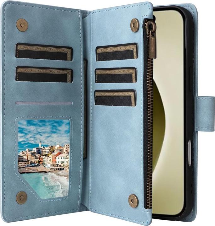 Immagine prodotto Cover-Discount iPhone 16 Pro - Custodia a portafoglio con cordino (Apple iPhone 16 Pro)
