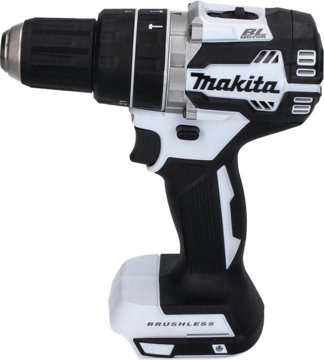 Produktbild Makita DHP 484 RTJ W Akku Schlagbohrschrauber 18 V 54 Nm Brushless Weiss + 2x Akku 5,0 Ah + Ladegerät (Akkubetrieb)