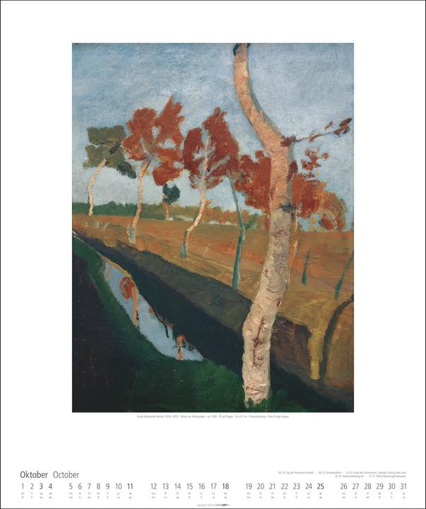 Produktbild Paula Modersohn-Becker Kalender 2026 (46 x 55 cm, Deutsch, Englisch)