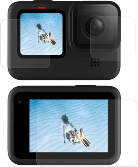 Immagine prodotto Telesin Schermo e obiettivo in vetro temperato per GoPro Hero 9 / Hero 10 (GP-FLM-901) (Eroe 11, Eroe 10, Eroe 12, Eroe 9)