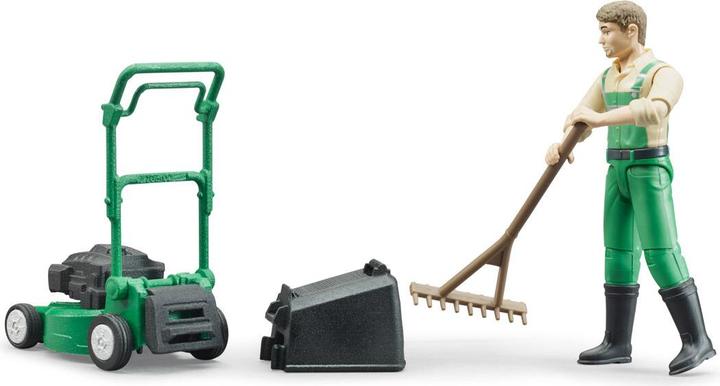 Productafbeelding Bruder Tuinman met grasmaaier en tuingereedschap