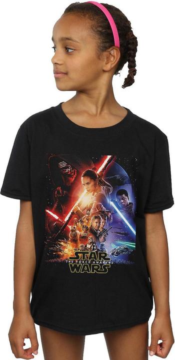 Star Wars Girls Poster Cotton T-Shirt