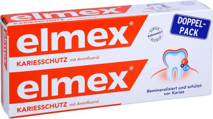 Actual product image Elmex Toothpaste Double Pack, 2X75 ml ZPA (150 ml)