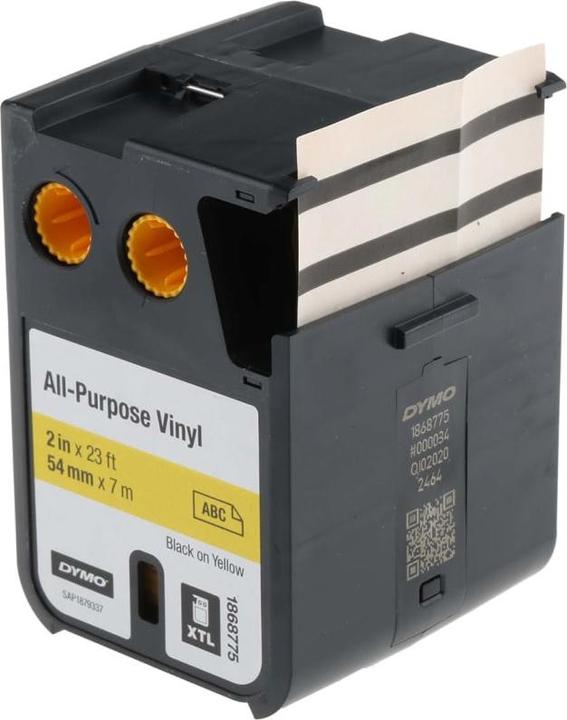 Produktbild Dymo XTL Schriftband, Vinyl (5.40 cm, Gelb)