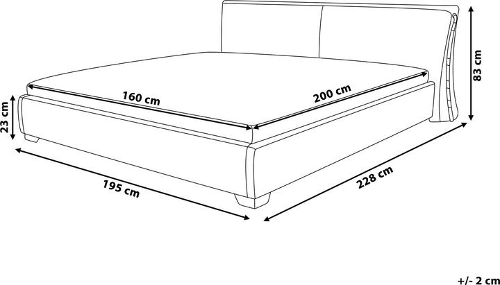 Actual product image Beliani Paris (160 x 200 cm)