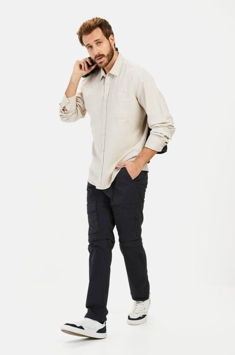 Image du produit Camel Active Langarm-Leinenhemd mit Soft-Wash-Veredelung (3XL)