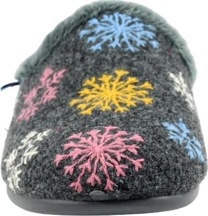 Actual product image Lunar Womens/Ladies Juniper Snowflake Slippers (39)