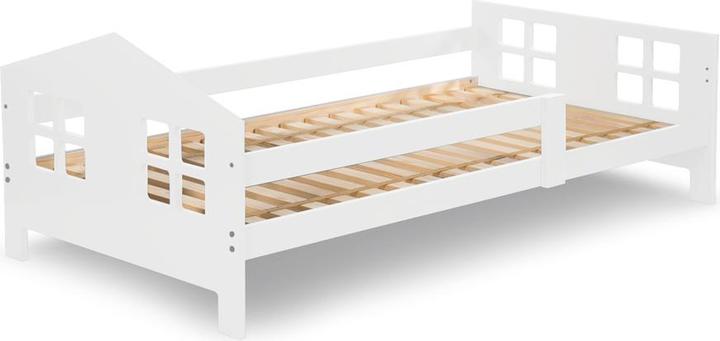 Babytrold 16-42 Kinderbett Weiss Klassisches Bett (80 x 160 cm)