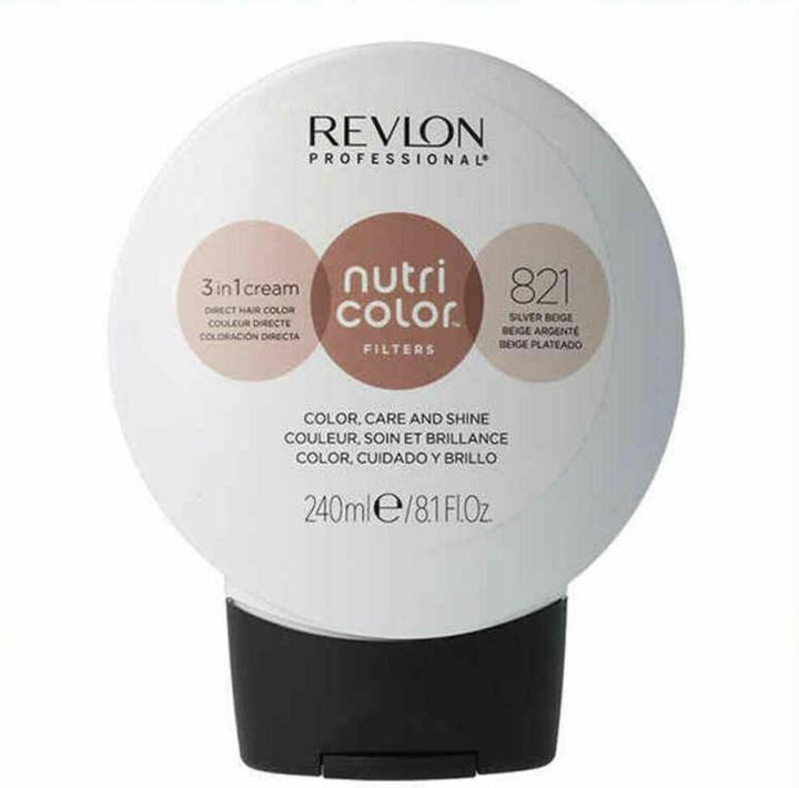 Image du produit Revlon Professional Nutri Color Filters (Blond clair irisé cendré, 821 Silver Beige)