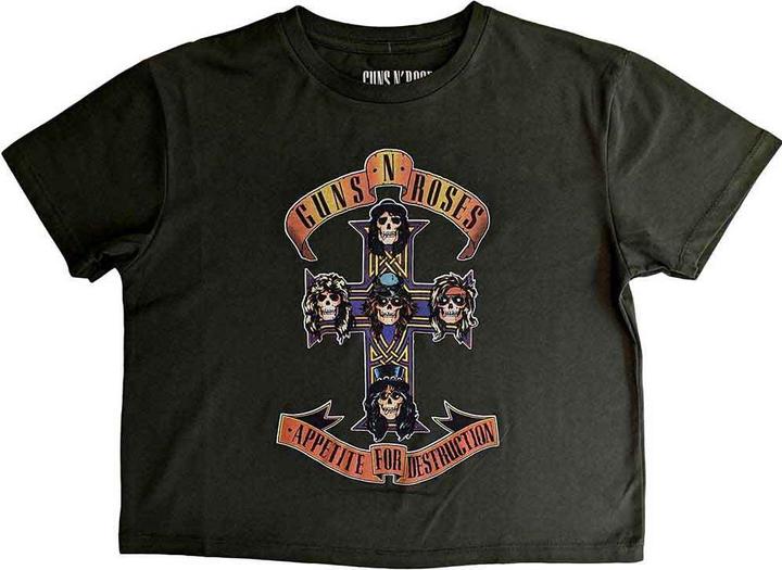 Actual product image Guns N Roses Appetite For Destruction Crop Top (Girlie) (XL)