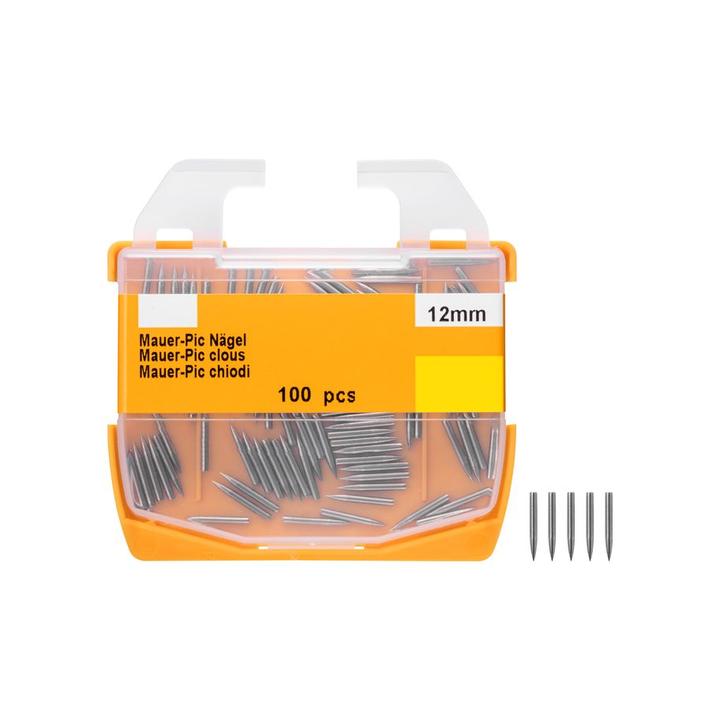 BestaPac Clous en acier Mauer-Pic 12 mm (12 mm)