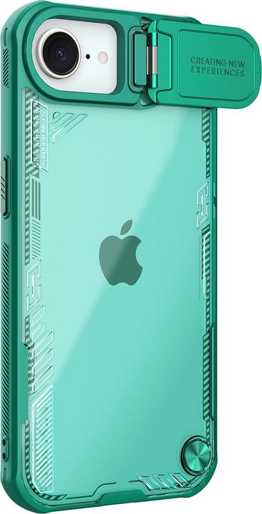 Produktbild Nillkin Iceblade Prop Case mit Objektivabdeckung und Ständer für iPhone 16e - Grün (Apple iPhone 16e)
