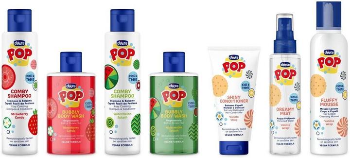 Actual product image Chicco Duschmittel Bubbly Erdbeere 300 ml