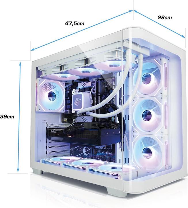 Produktbild Kiebel Panorama Curve Ultra (Intel Core Ultra 9 285K, 32 GB, 2000 GB, GeForce RTX 5060 Ti)