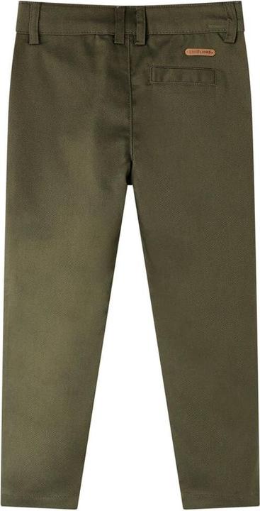 Actual product image VidaXL Children's trousers khaki 128,Material: 60 % cotton. 37 % polyester (128)