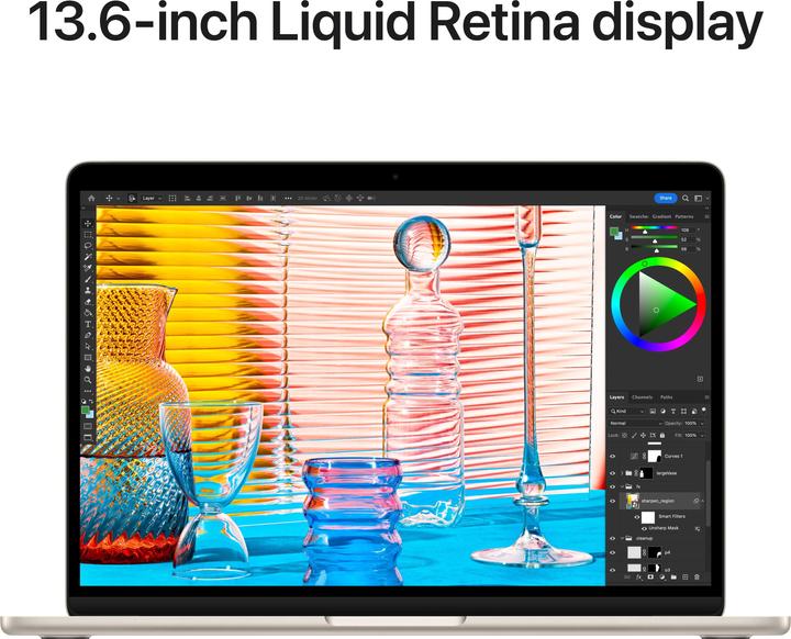 Actual product image Apple MacBook Air – 2022 (13.60", M2, 8 GB, 256 GB, DE)