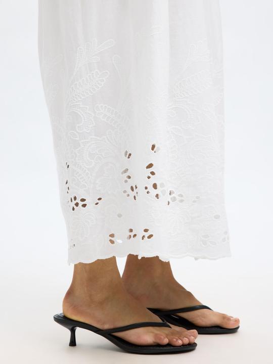 Produktbild Selected Femme Slfdahlia Hw Ankle Broderi Skirt B (40)