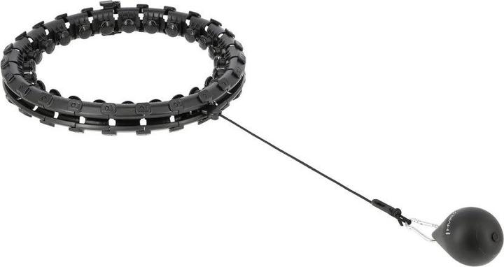 Actual product image HMS HHW01 Black HULA HOOP WITH WEIGHT (1250 g)