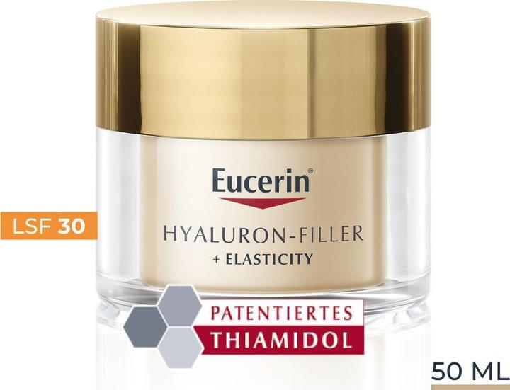 Actual product image Eucerin HYALURON-FILLER + ELASTICITY Day Care SPF 30 (50 ml, Day cream, SPF 30)
