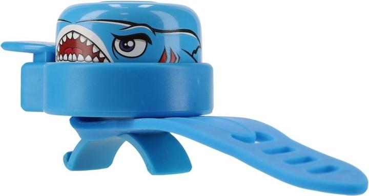 Actual product image Crazy Safety Blue Shark Bicycle Bell for Kids - Blue - Unisize