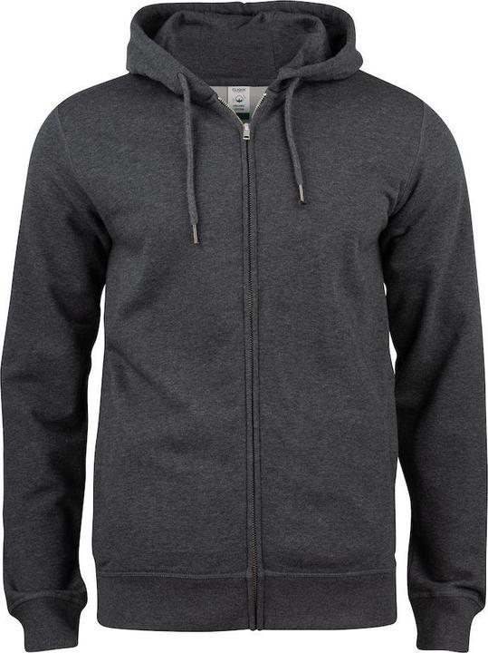 Clique Premium Hoodie mit durchgehendem Reissverschluss (L)