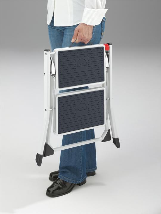Productafbeelding Hailo MK60 StandardLine, stalen trap, 2 treden (Trapladder, 50 cm)