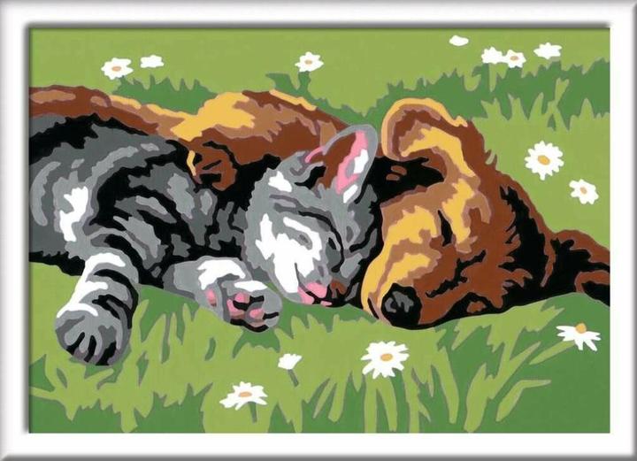 Image du produit Ravensburger CreArt - Chats et chiens endormis