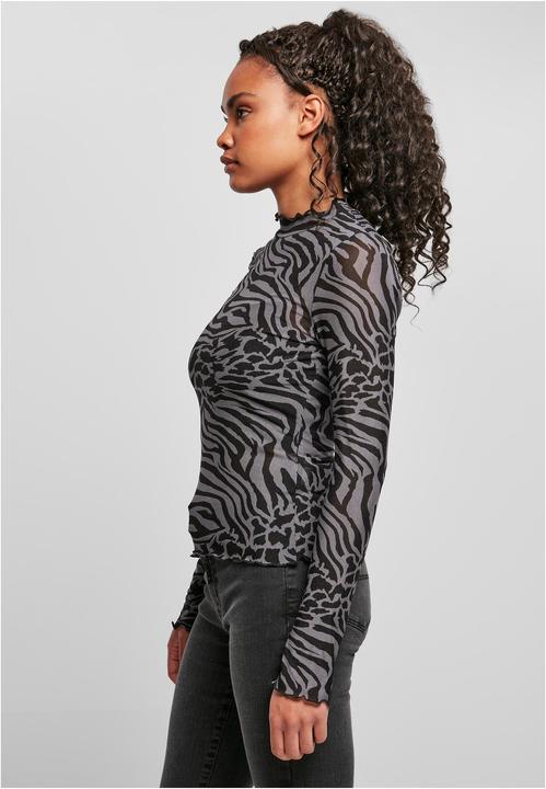 Immagine prodotto Urban Classics Donna AOP Mesh Turtleneck Longsleeve (4XL)