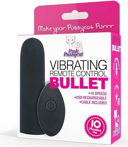 Image du produit Pink Pussycat Vibrating Remote Control Bullet