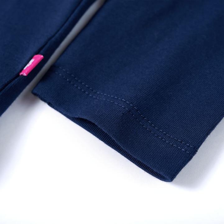 Immagine prodotto VidaXL Camicia da bambino a maniche lunghe blu navy 128,Materiale: 95 % cotone (128)