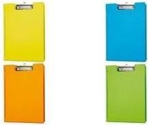 Actual product image Maul Clipboard folder, DIN A4, with foil cover, light blue made of cardboard with foil cover, flat (30 x 32 cm)