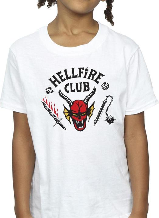 Immagine prodotto Netflix Stranger Things Hellfire Club Maglietta Ragazze (140, 146)