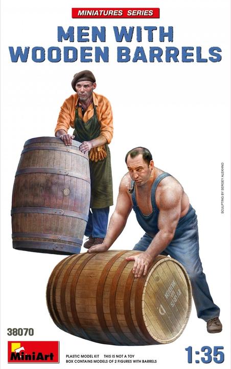 Immagine prodotto 1:35 Fig. set Uomini con barili di legno (2)